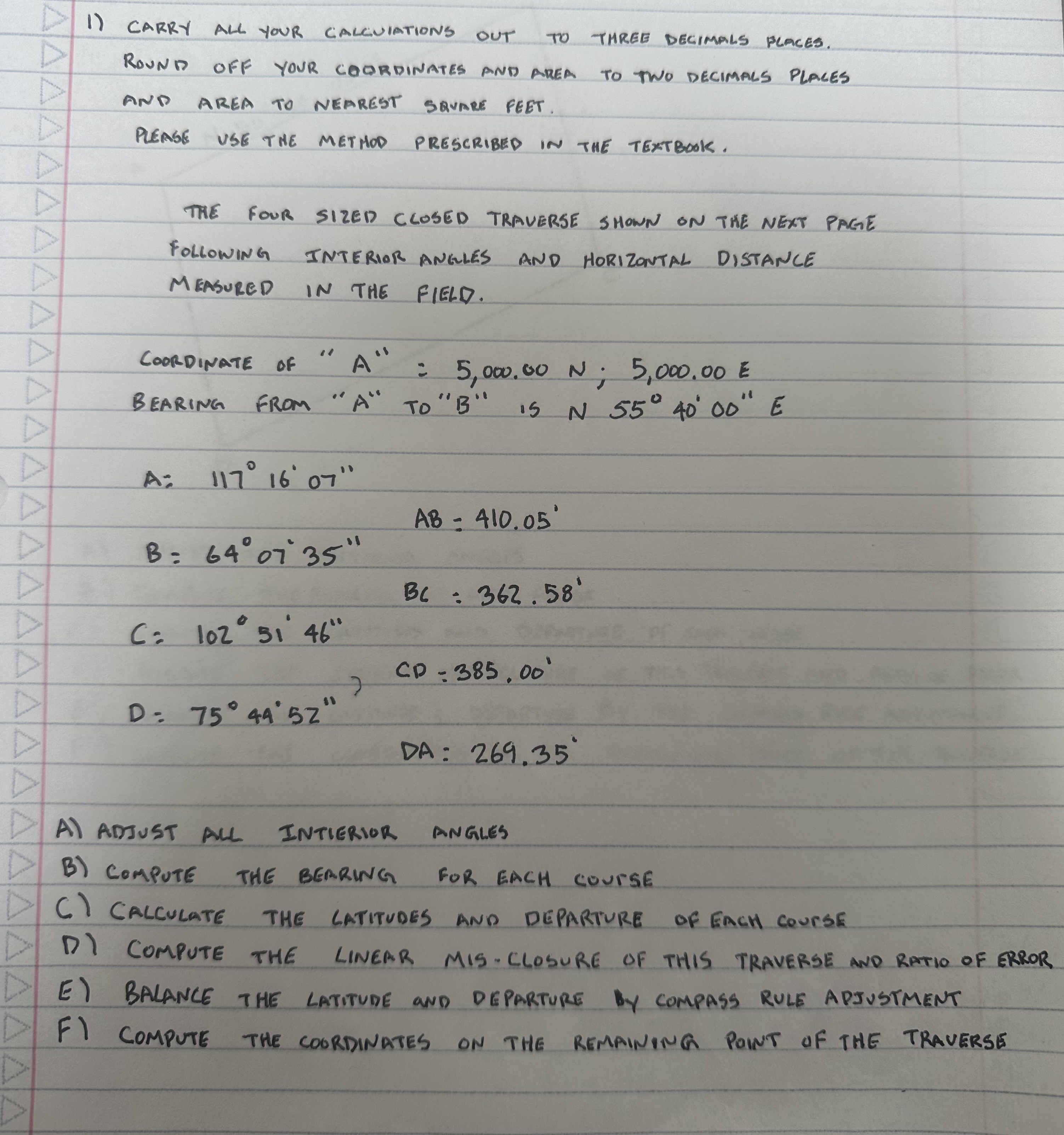 carry all your calculations out to three decimals