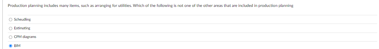 Production planning includes many items, such as