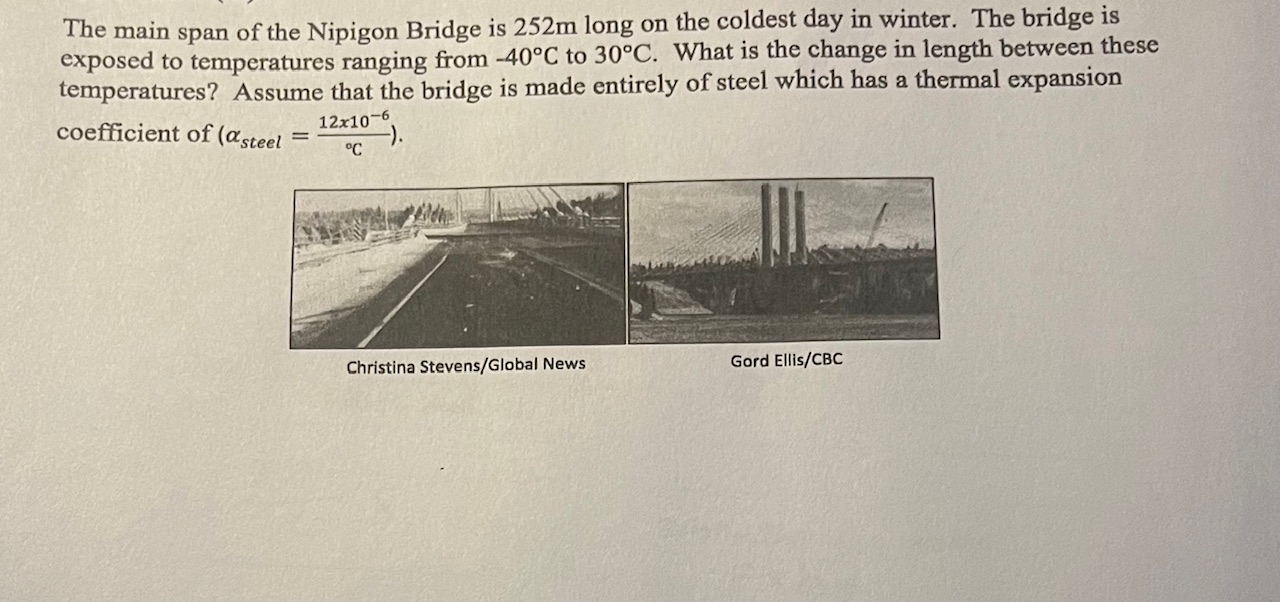 The main span of the Nipigon Bridge is 2 5 2 m