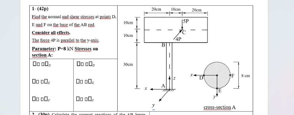 \ table [ [ 1 - ( 4 2 p ) calculate normal