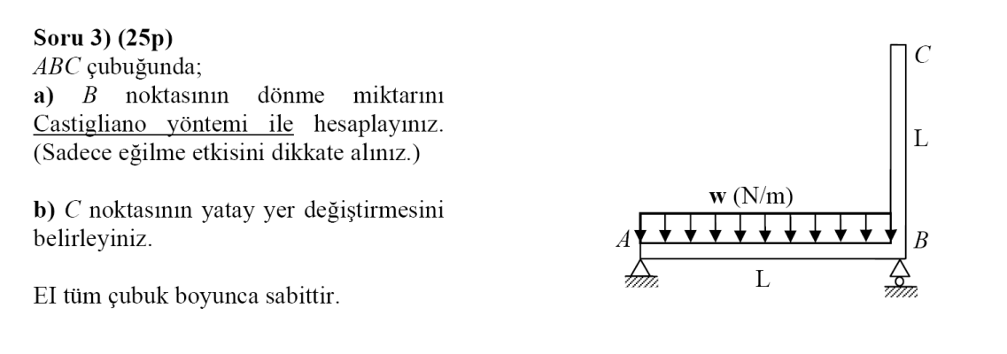 Soru 3 ) ( 2 5 p ) \ ( A B C \ ) ubu unda; a ) \