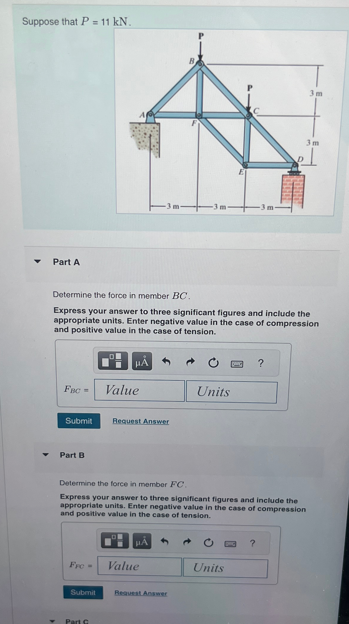 Suppose that P = 1 1 k N . Part A Determine the