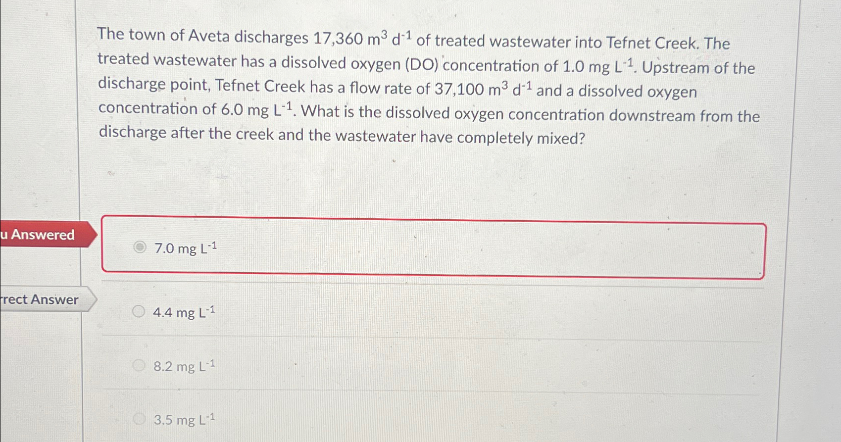 The town of Aveta discharges 1 7 , 3 6 0 m 3 d -