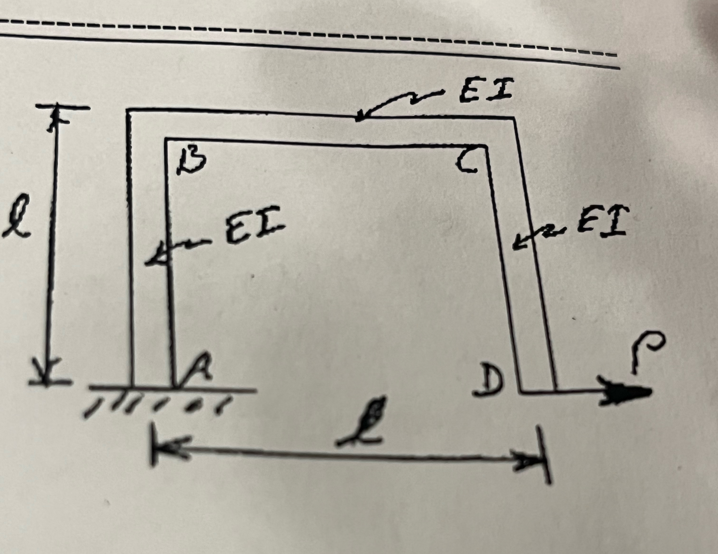 consider a frame structure with a uniform