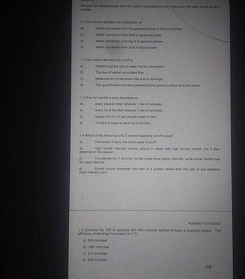Choose the consect answer from the options