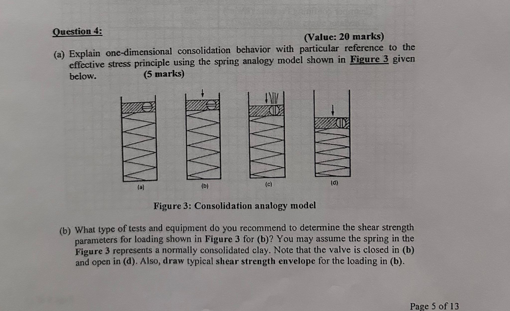 Question 4 : ( a ) Explain one - dimensional