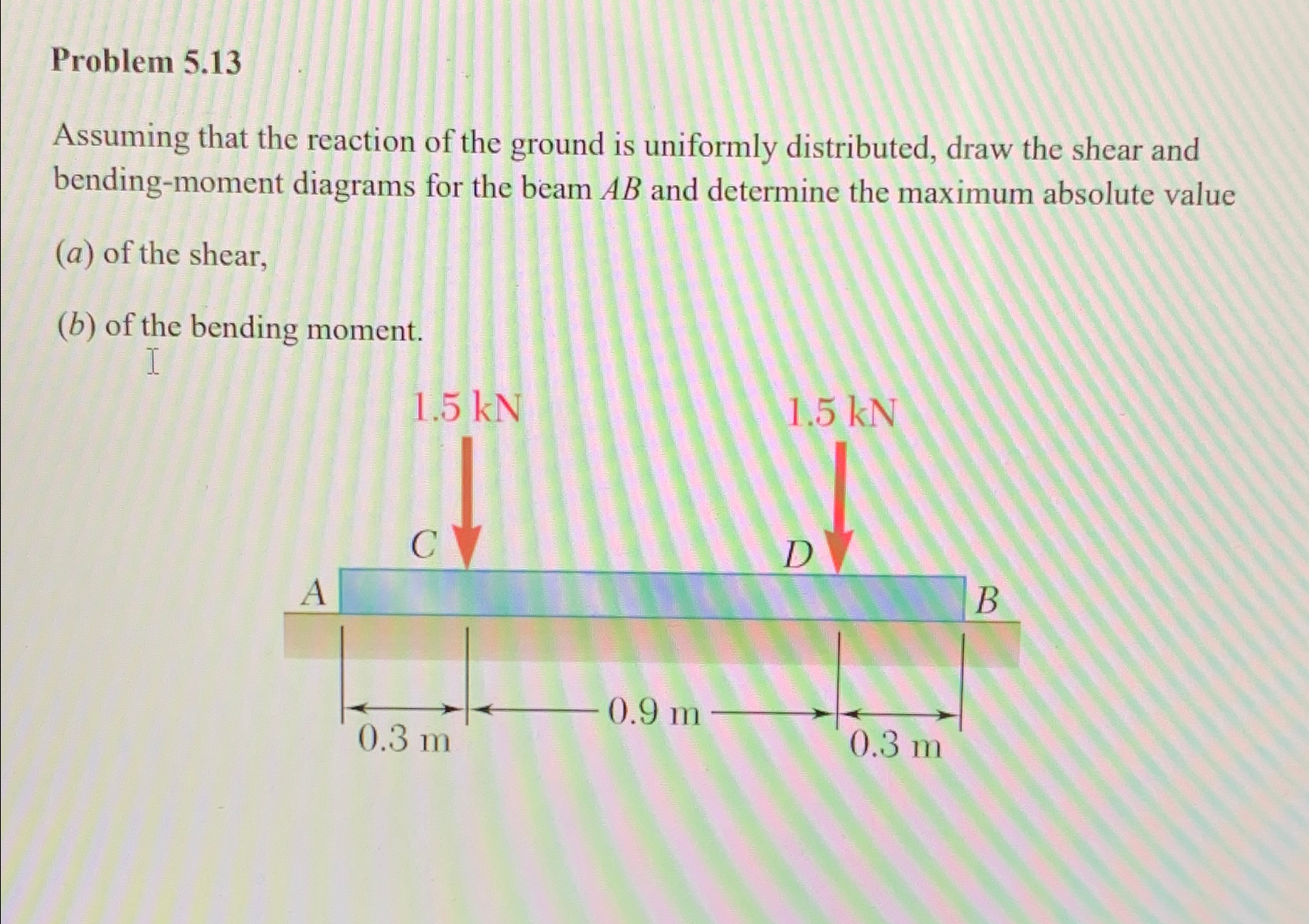 Problem 5 . 1 3 Assuming that the reaction of the