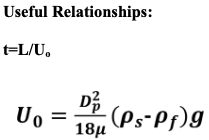 Sedimentation / Centrifugation Problem: You are