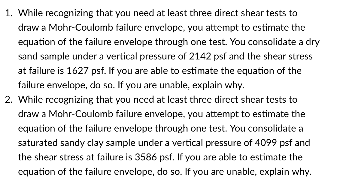 While recognizing that you need at least three