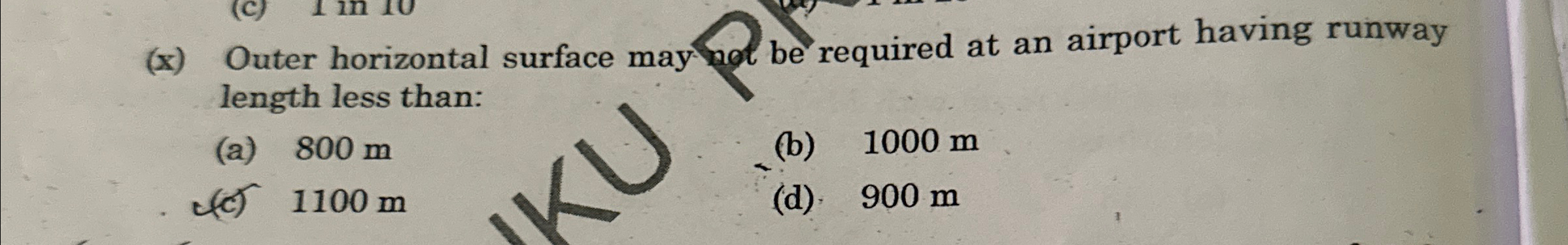 ( x ) Outer horizontal surface may aot be