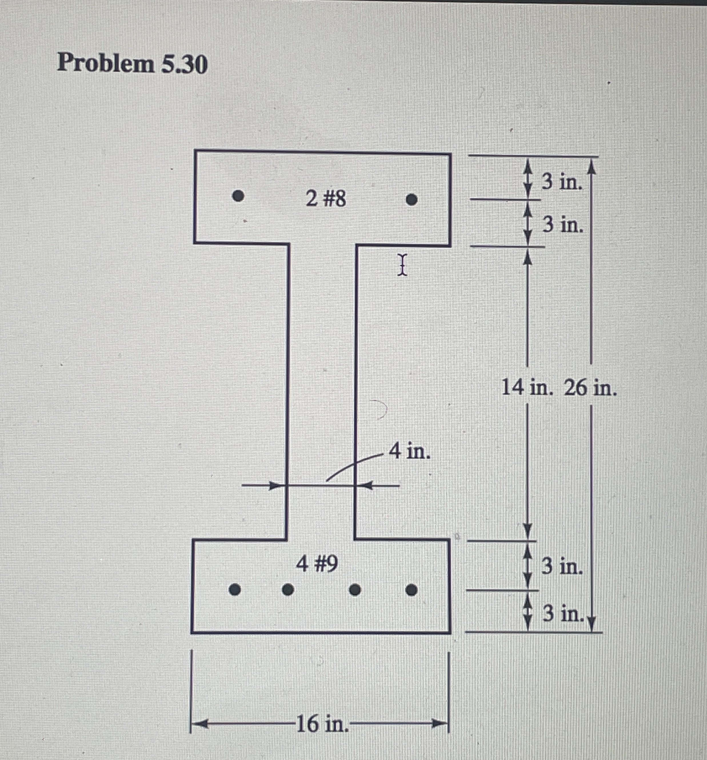 Problem 5 . 3 Compute the Design Moment Strengths