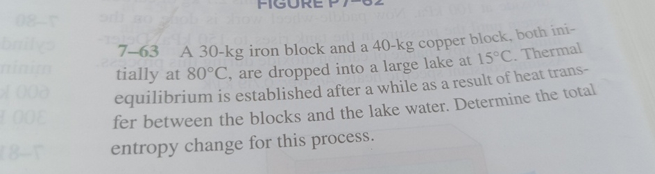 7 - 6 3 A 3 0 - k g iron block and a 4 0 - k g