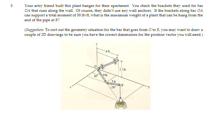 Your artsy friend built this plant hanger for