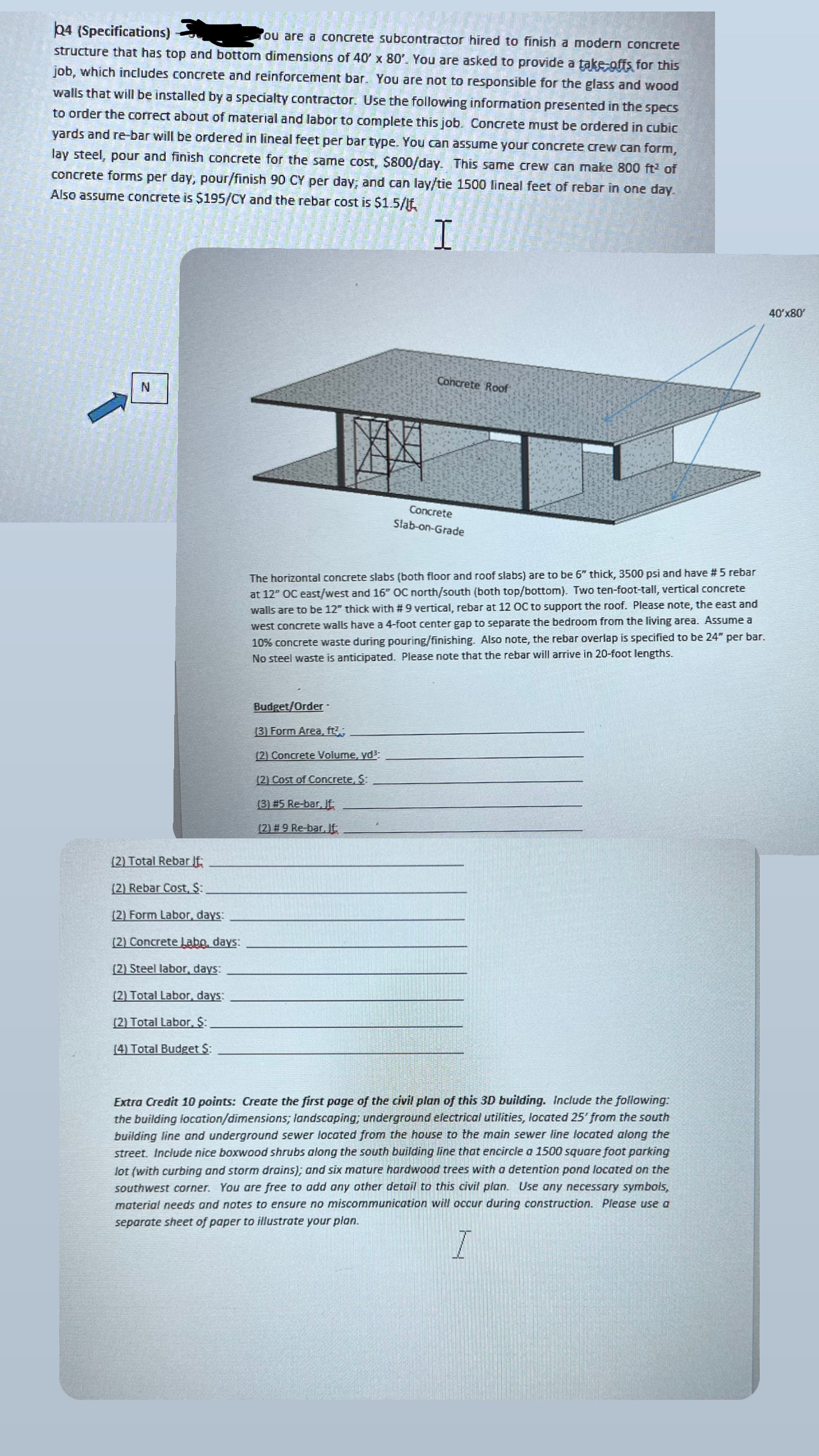 Q 4 ( Specifications ) structure that has top and