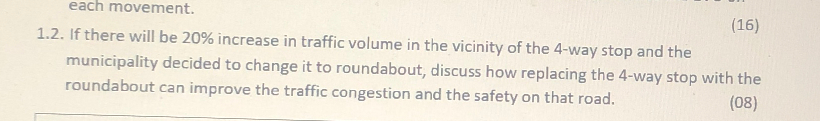each movement. 1 . 2 . If there will be 2 0 %