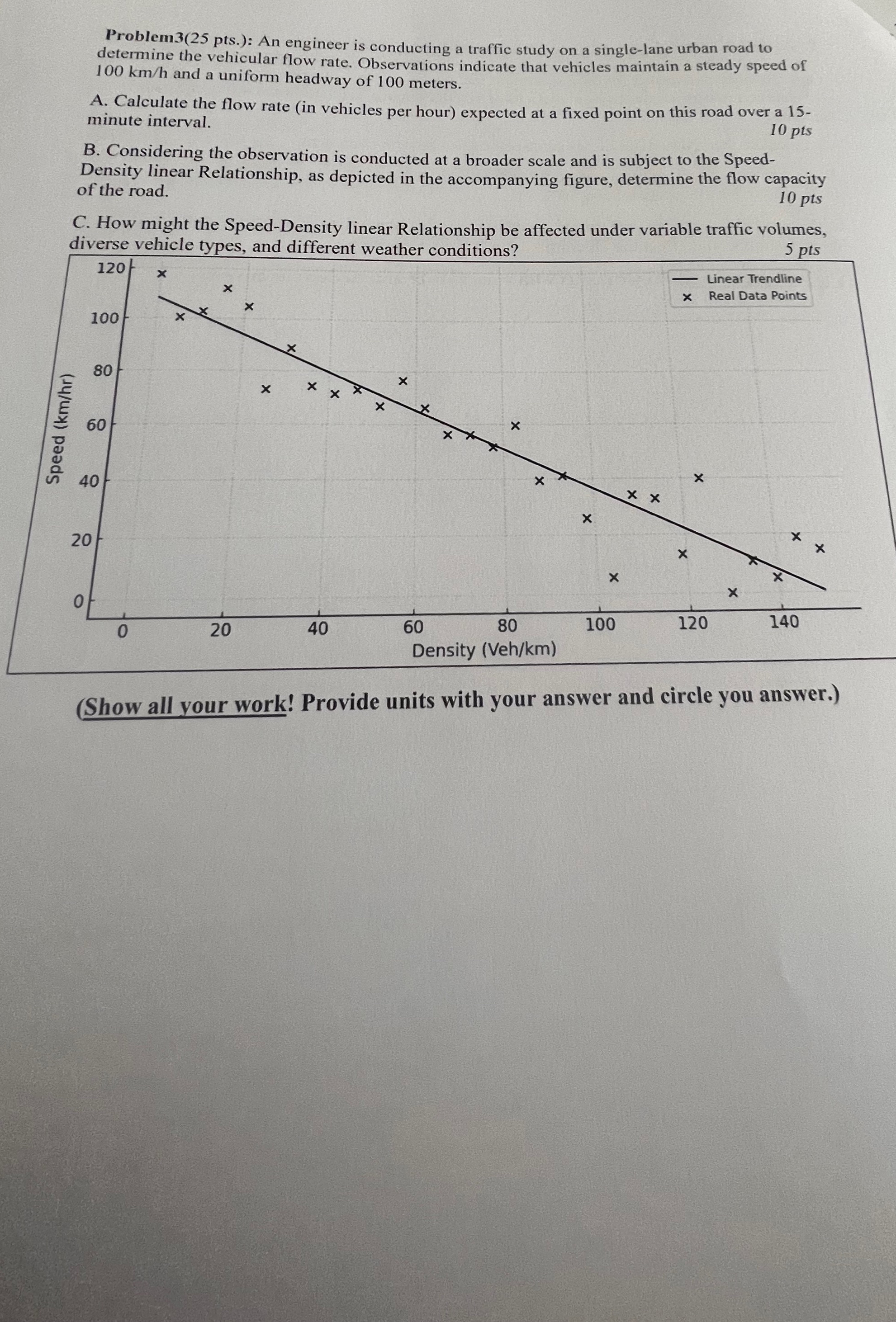 Problem 3 ( 2 5 pts . ) : An engineer is