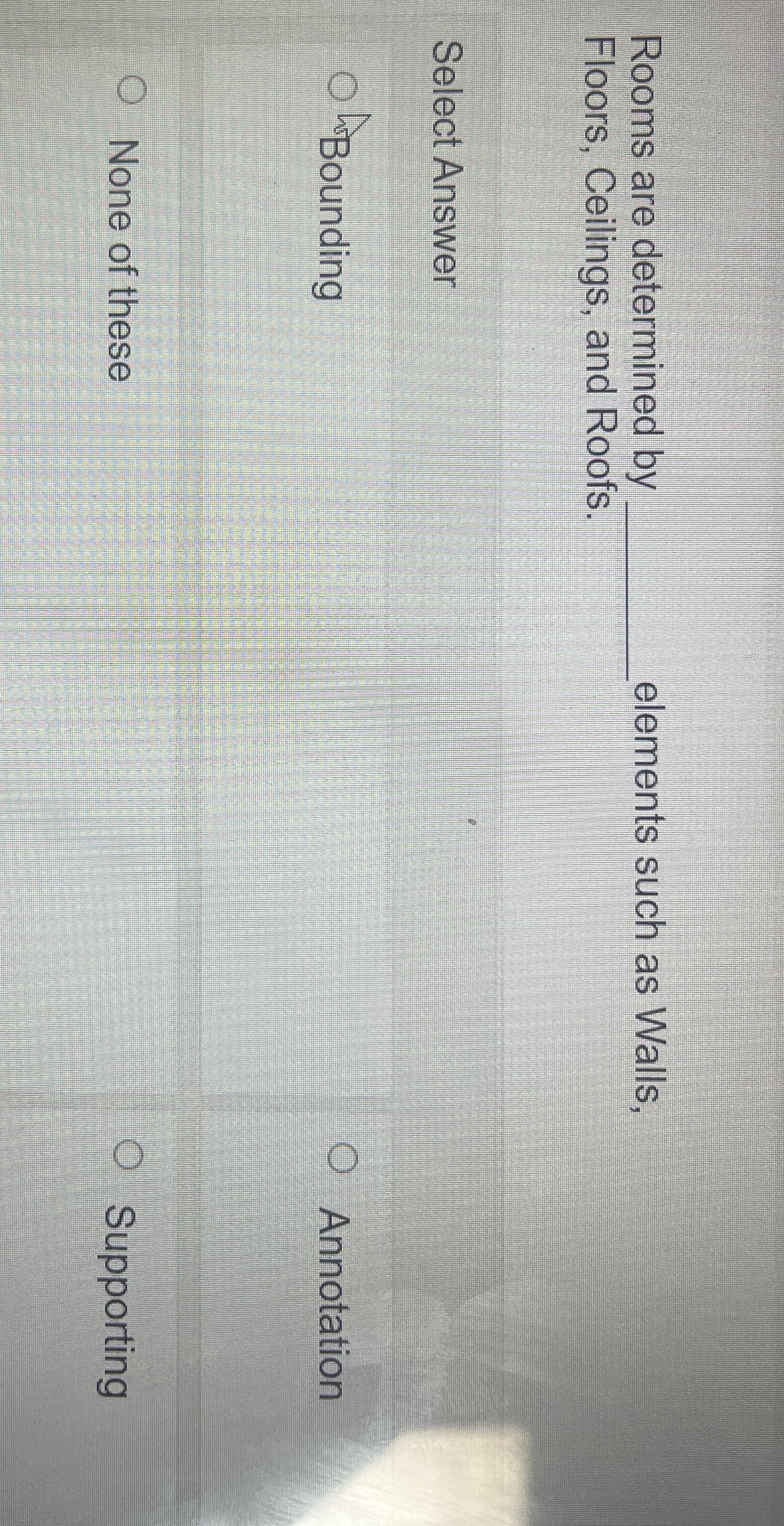 Rooms are determined by elements such as Walls,