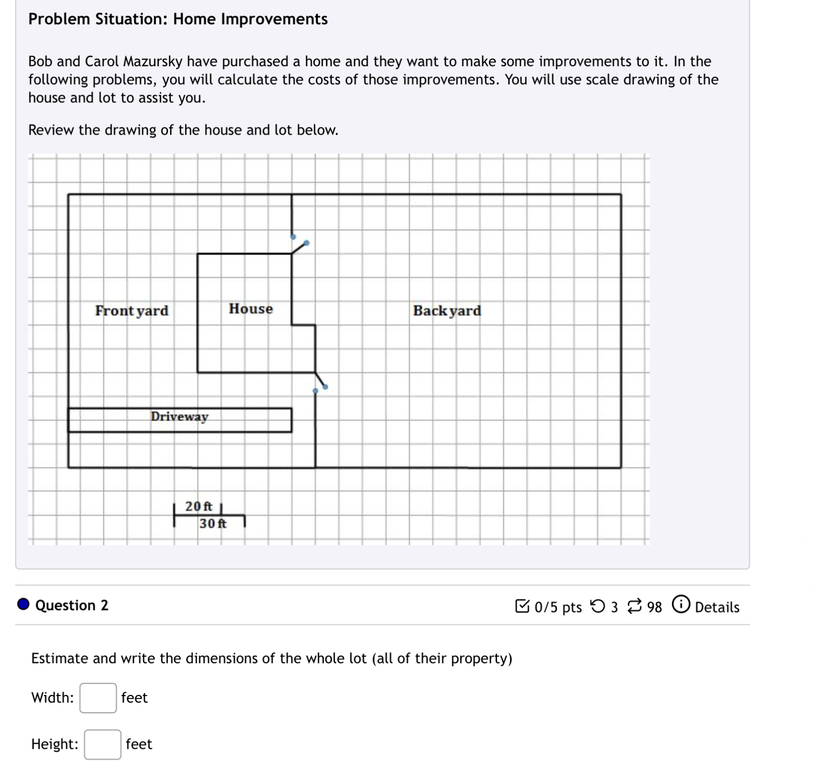 Problem Situation: Home Improvements Bob and