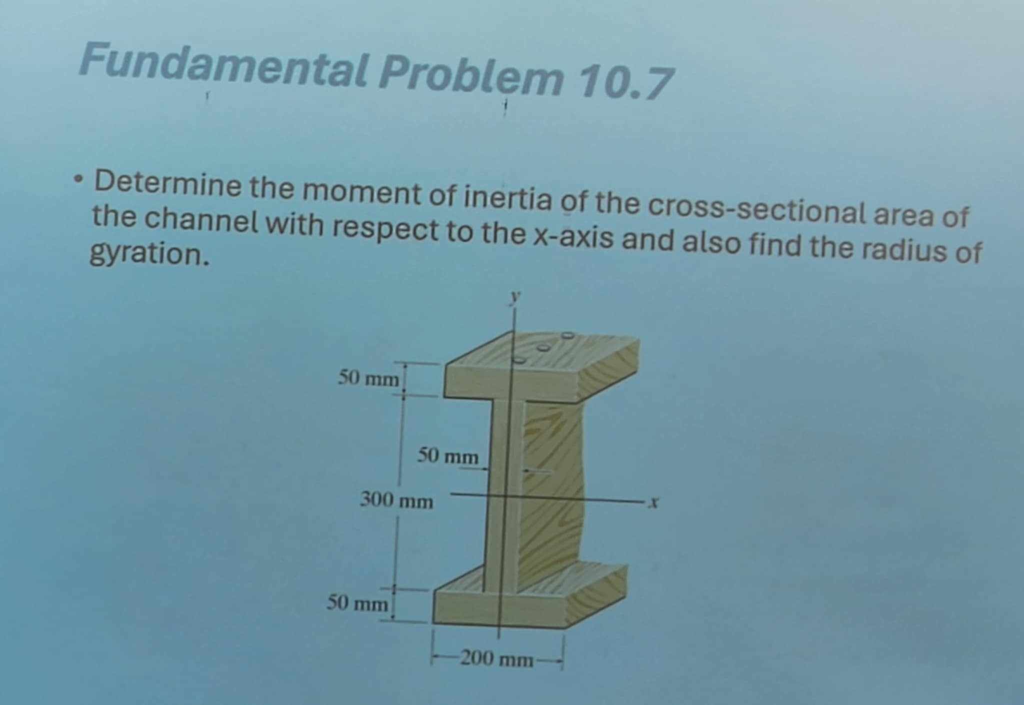 Fundamental Problem 1 0 . 7 - Determine the