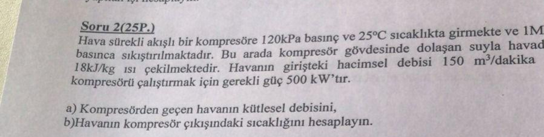 Hava s rekli ak l bir kompres re 1 2 0 kPa bas n