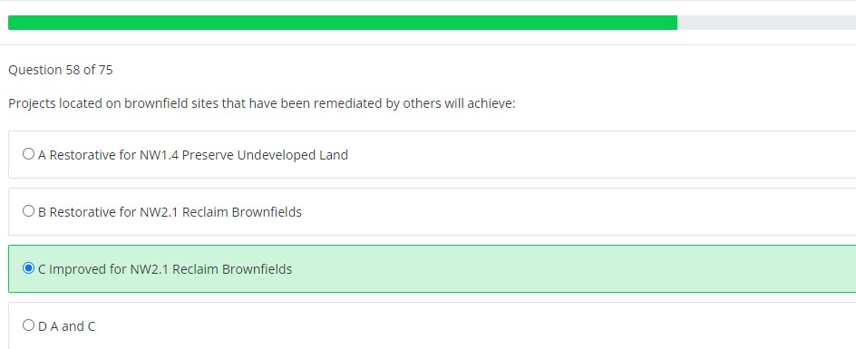 Question 5 8 of 7 5 Projects located on