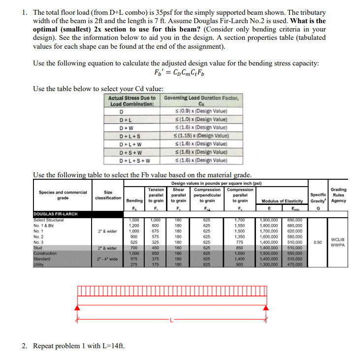 The total floor load ( from D + L combo ) is 3 5