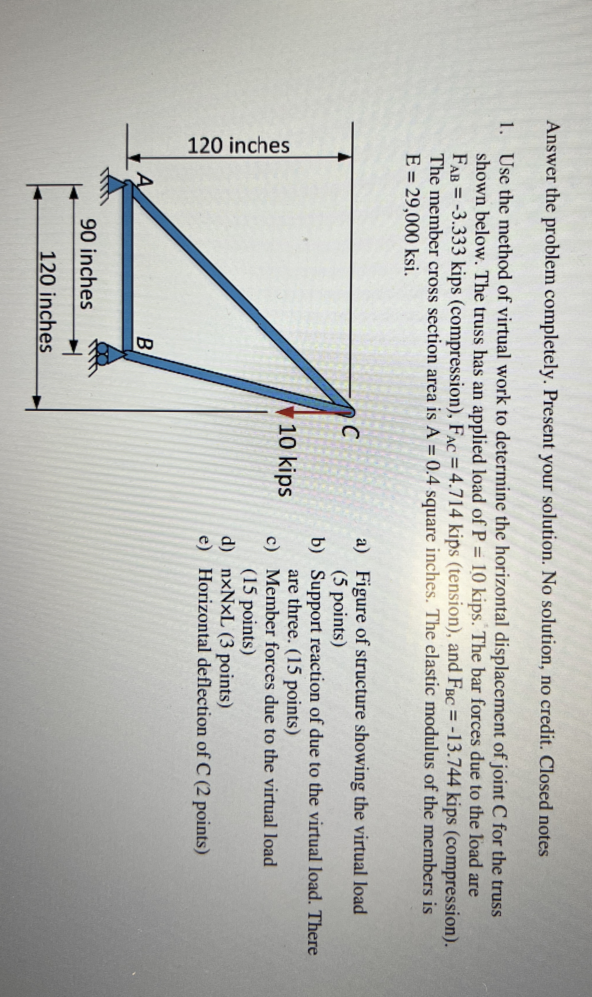 Answer the problem completely. Present your