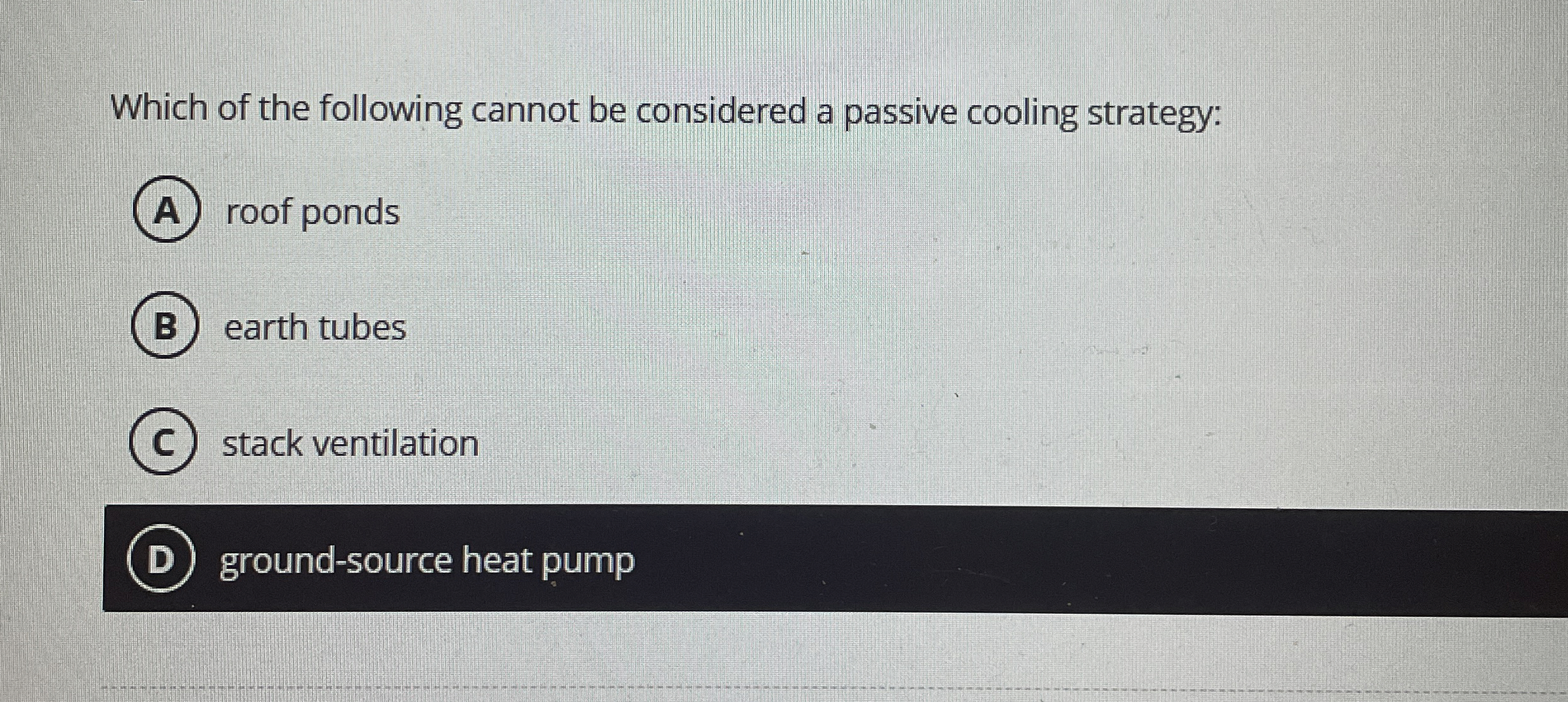 Which of the following cannot be considered a