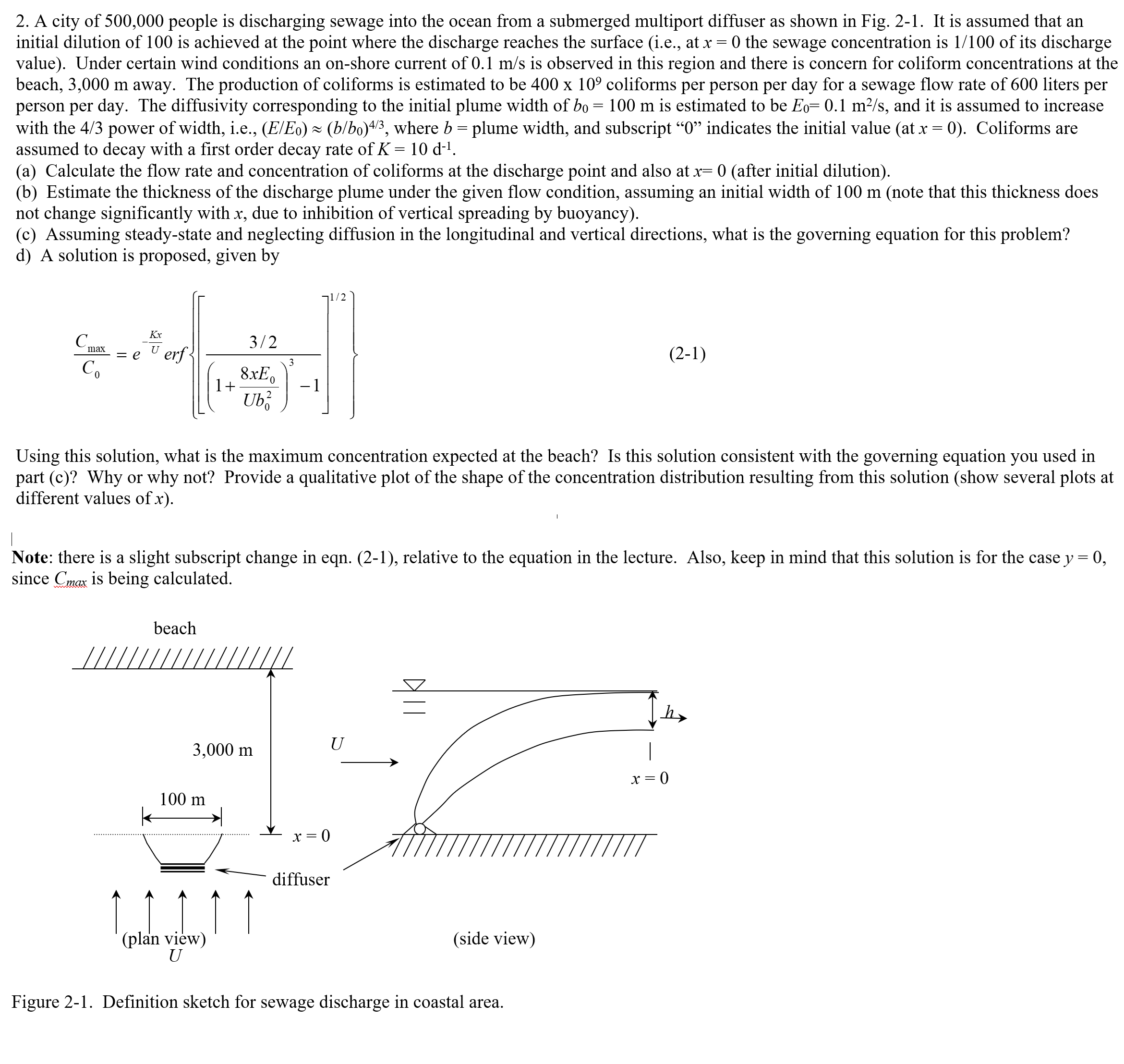 A city of 5 0 0 , 0 0 0 people is discharging