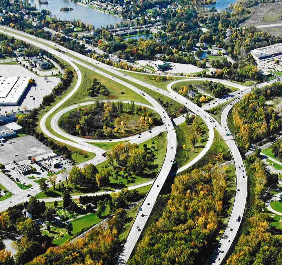 The photo show network of highway system, Neatly