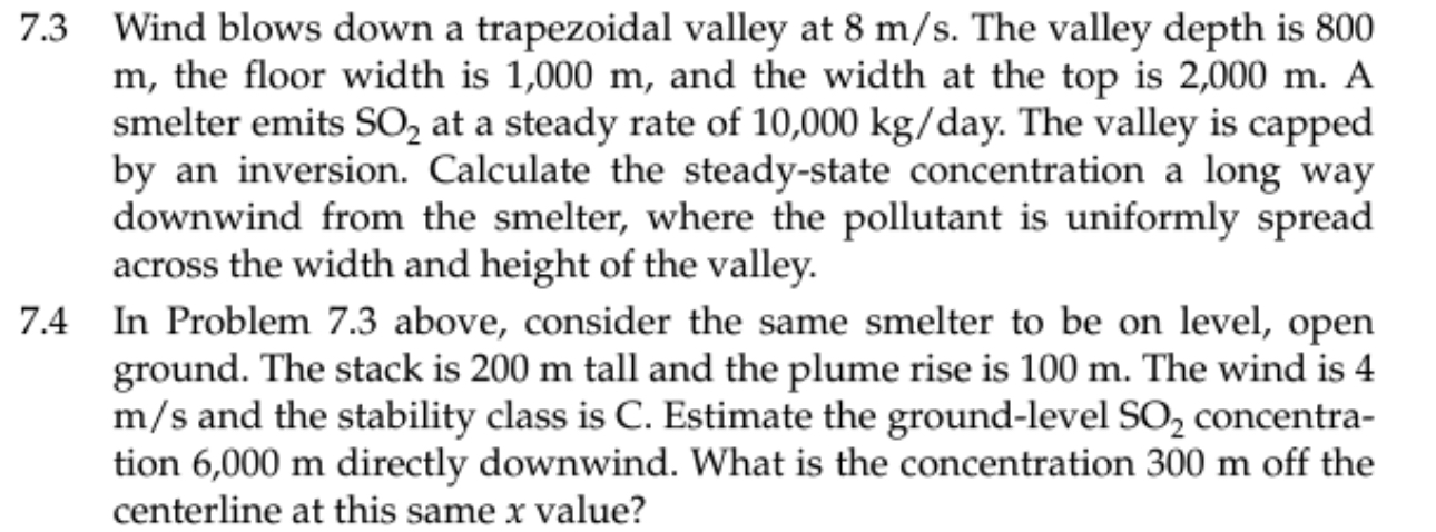 7 . 4 In Problem 7 . 3 above, consider the same