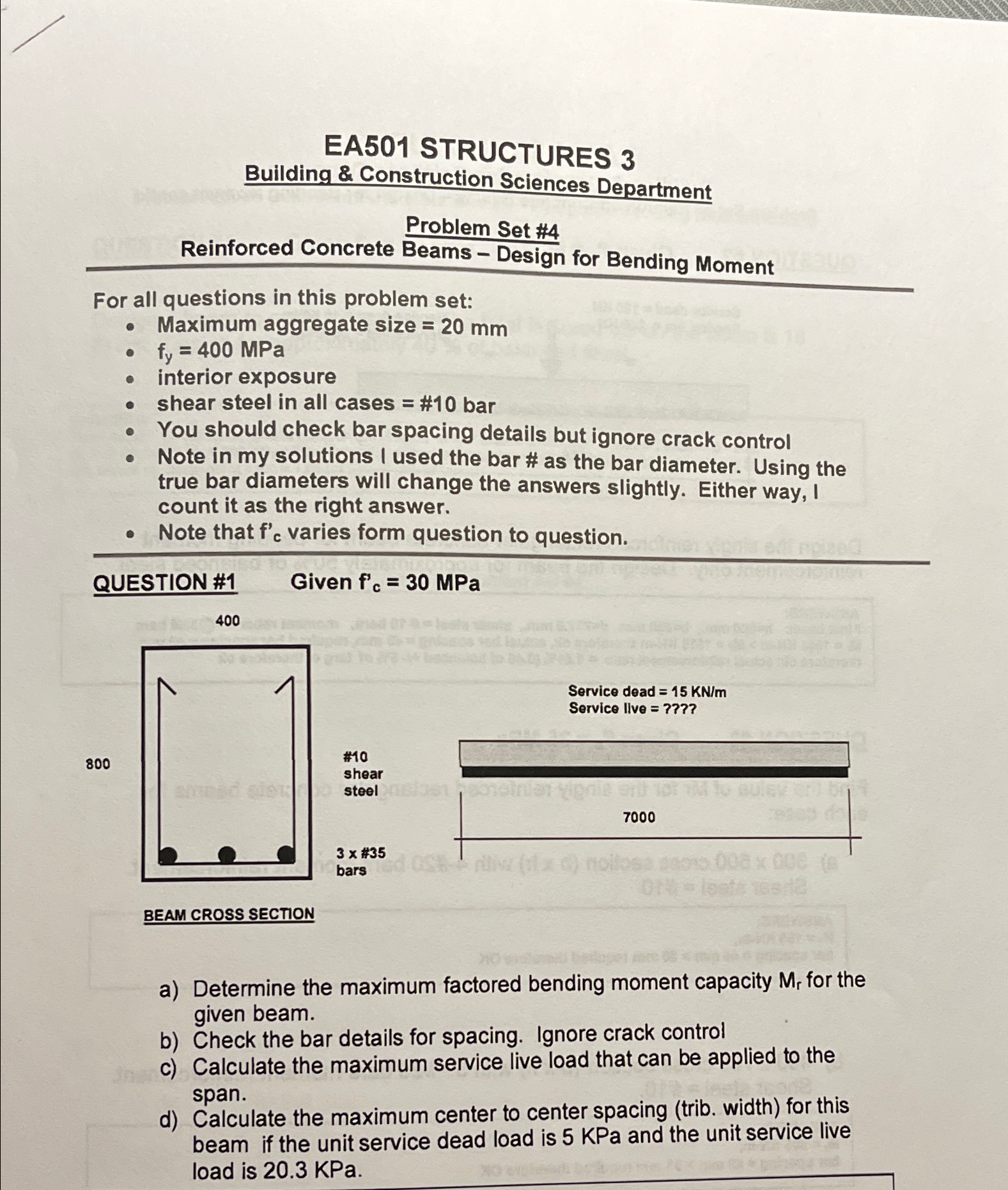 EA 5 0 1 STRUCTURES 3 Building & Construction