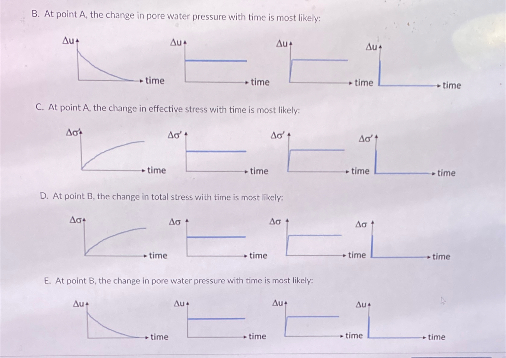 Problem 1 . ( 6 pt ) Consider the soil profile