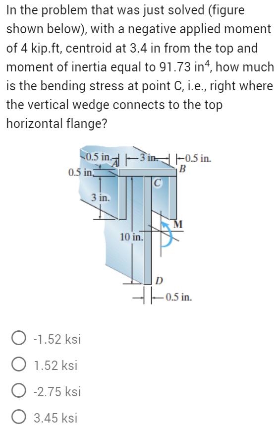 In the problem that was just solved ( figure