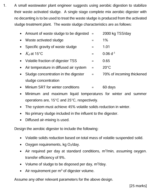 A small wastewater plant engineer suggests using