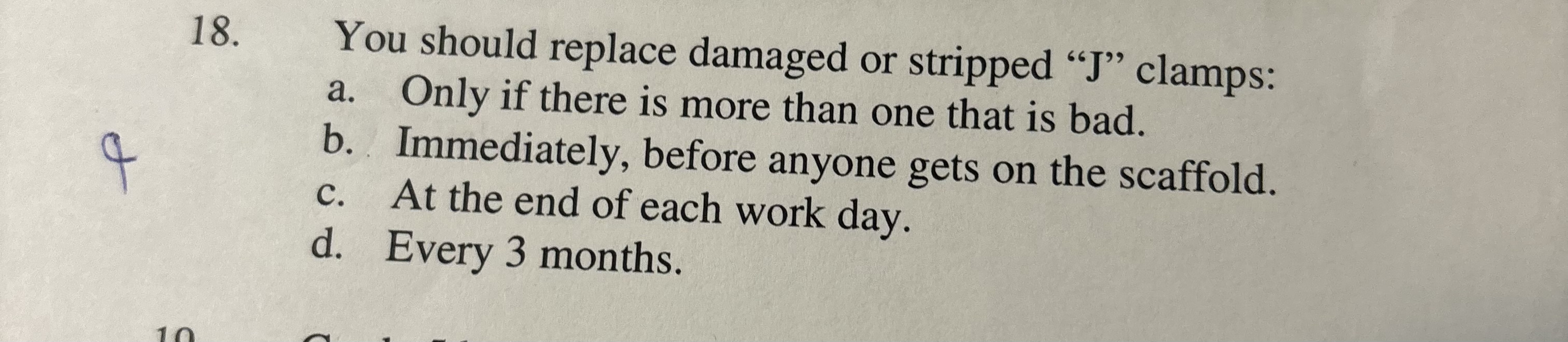 You should replace damaged or stripped " J "