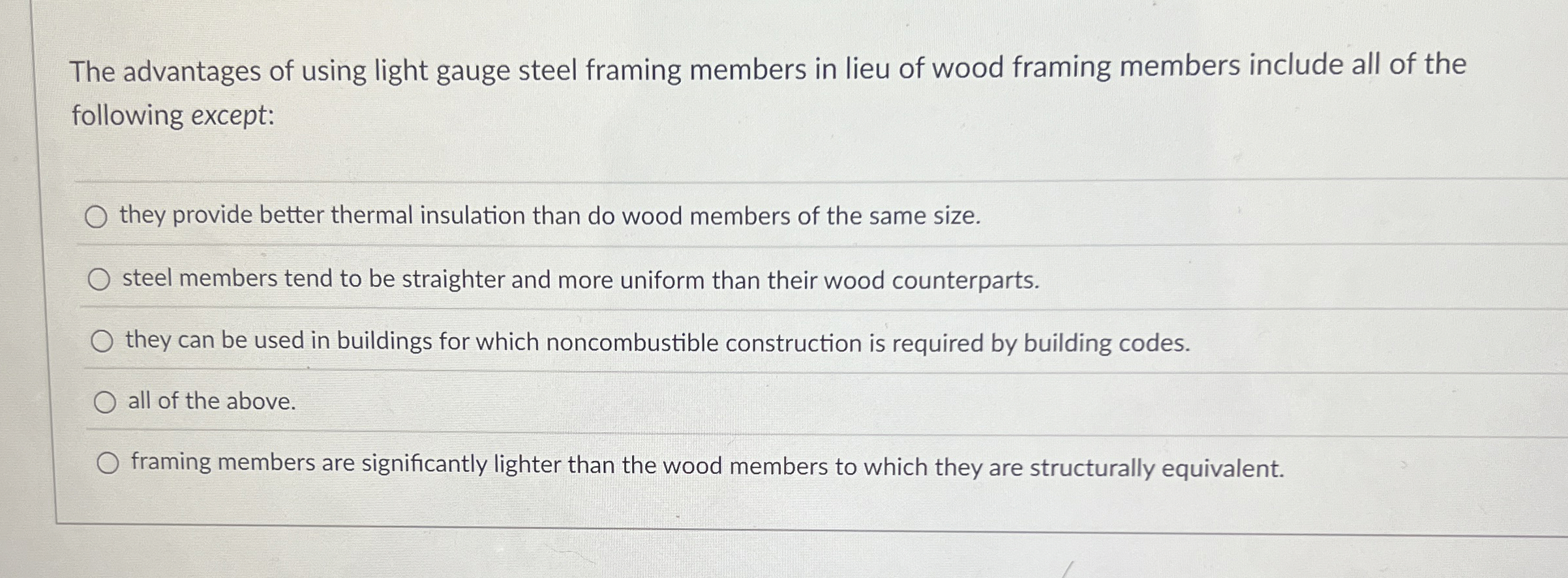 The advantages of using light gauge steel framing