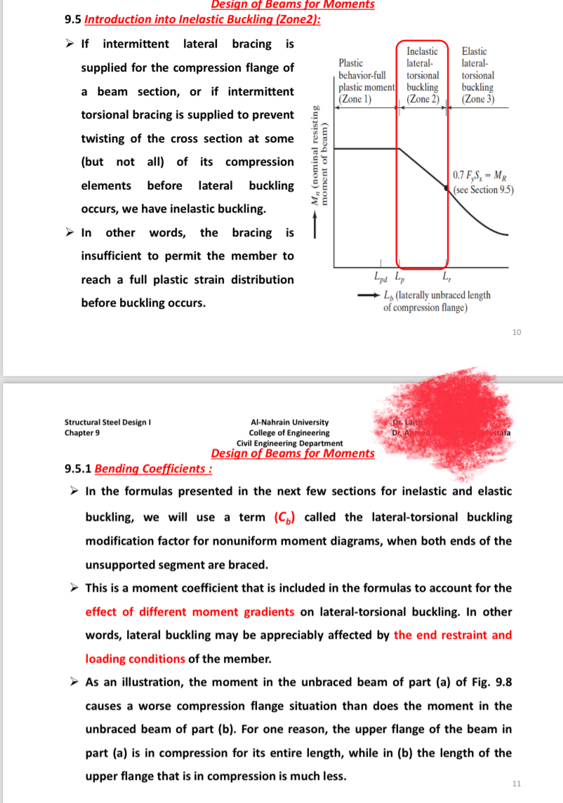 Design of Beams for Moments 9 . 5 Introduction