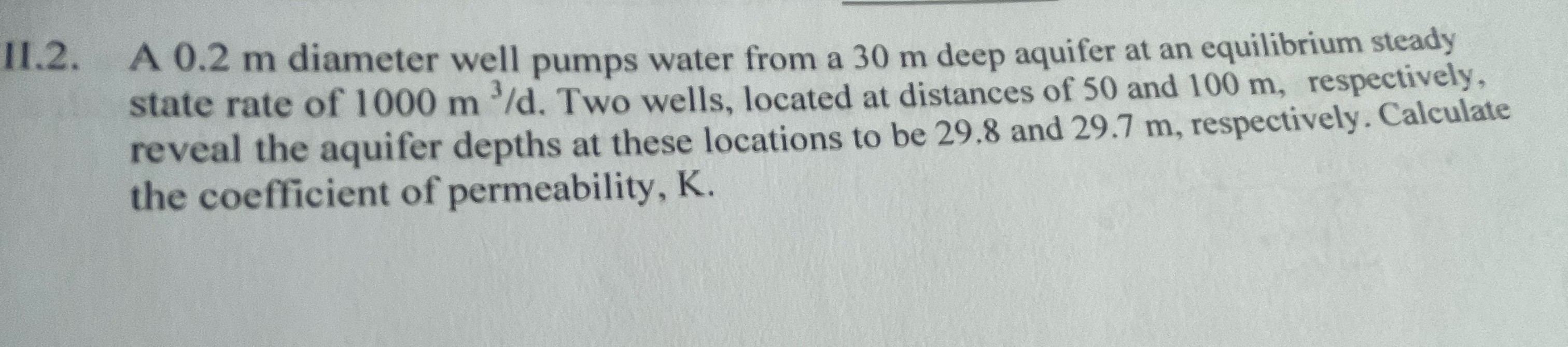 1 1 . 2 . A 0 . 2 m diameter well pumps water