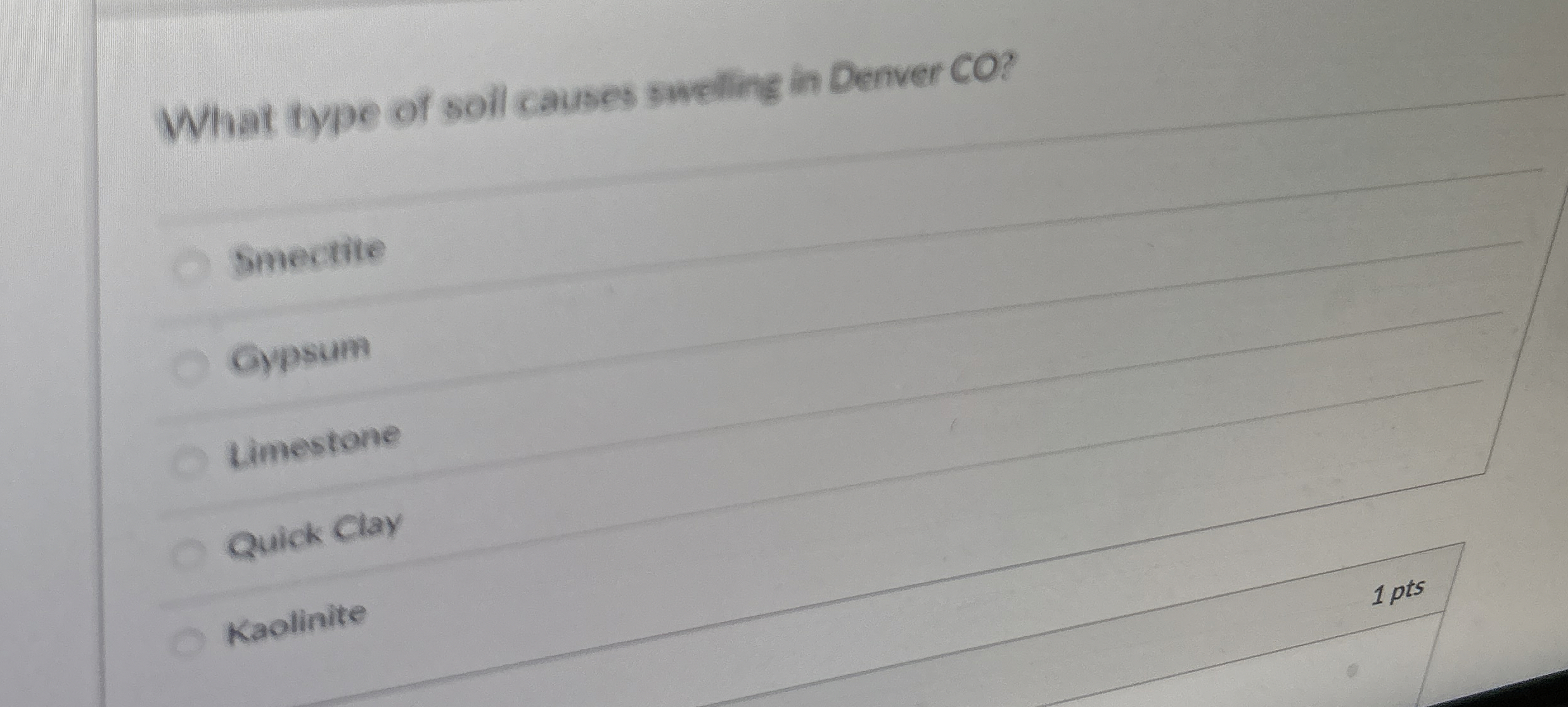 What type of soil causes swelling in Denver CO ?