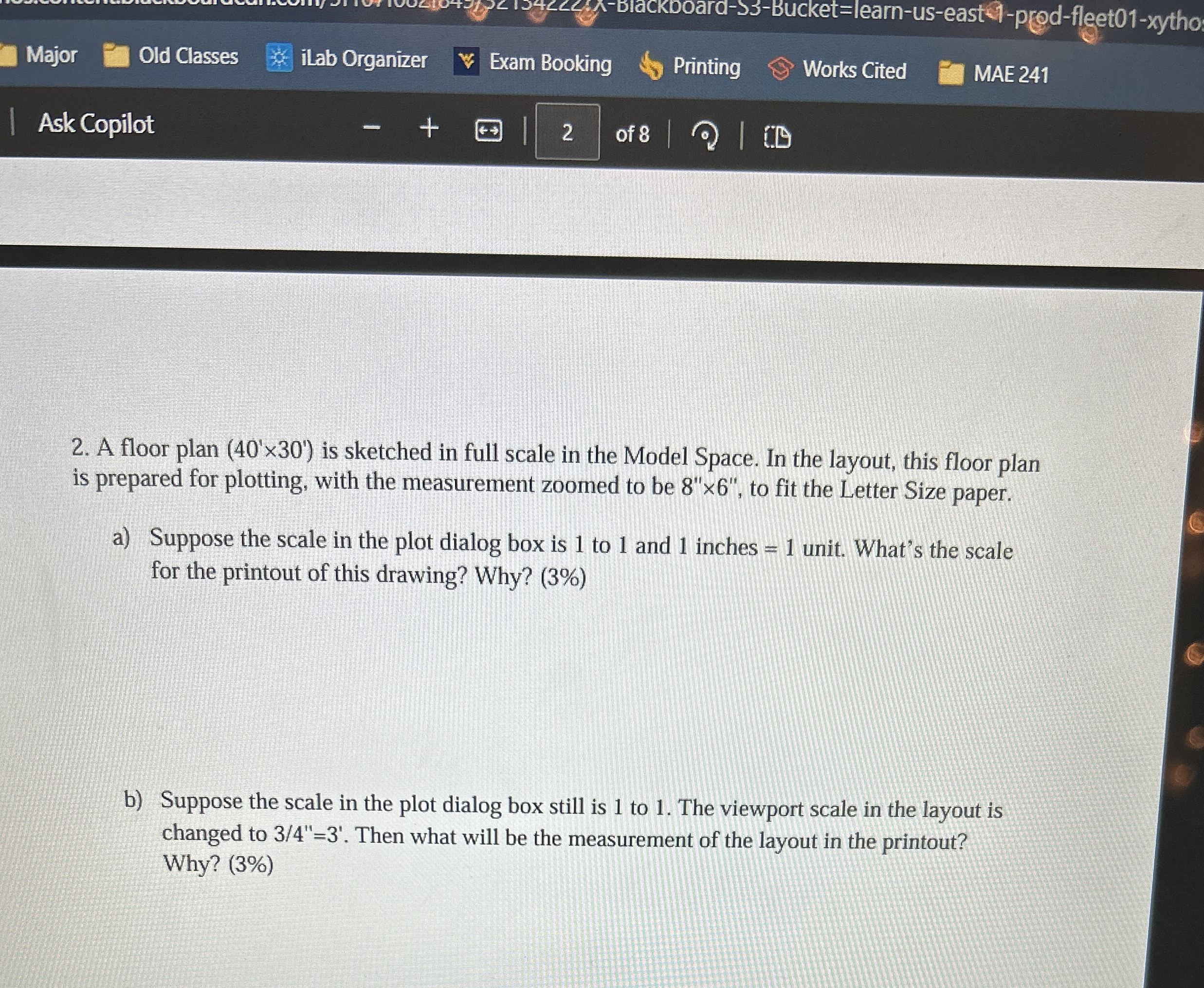 A floor plan ( 4 0 ' 3 0 ' ) is sketched in full