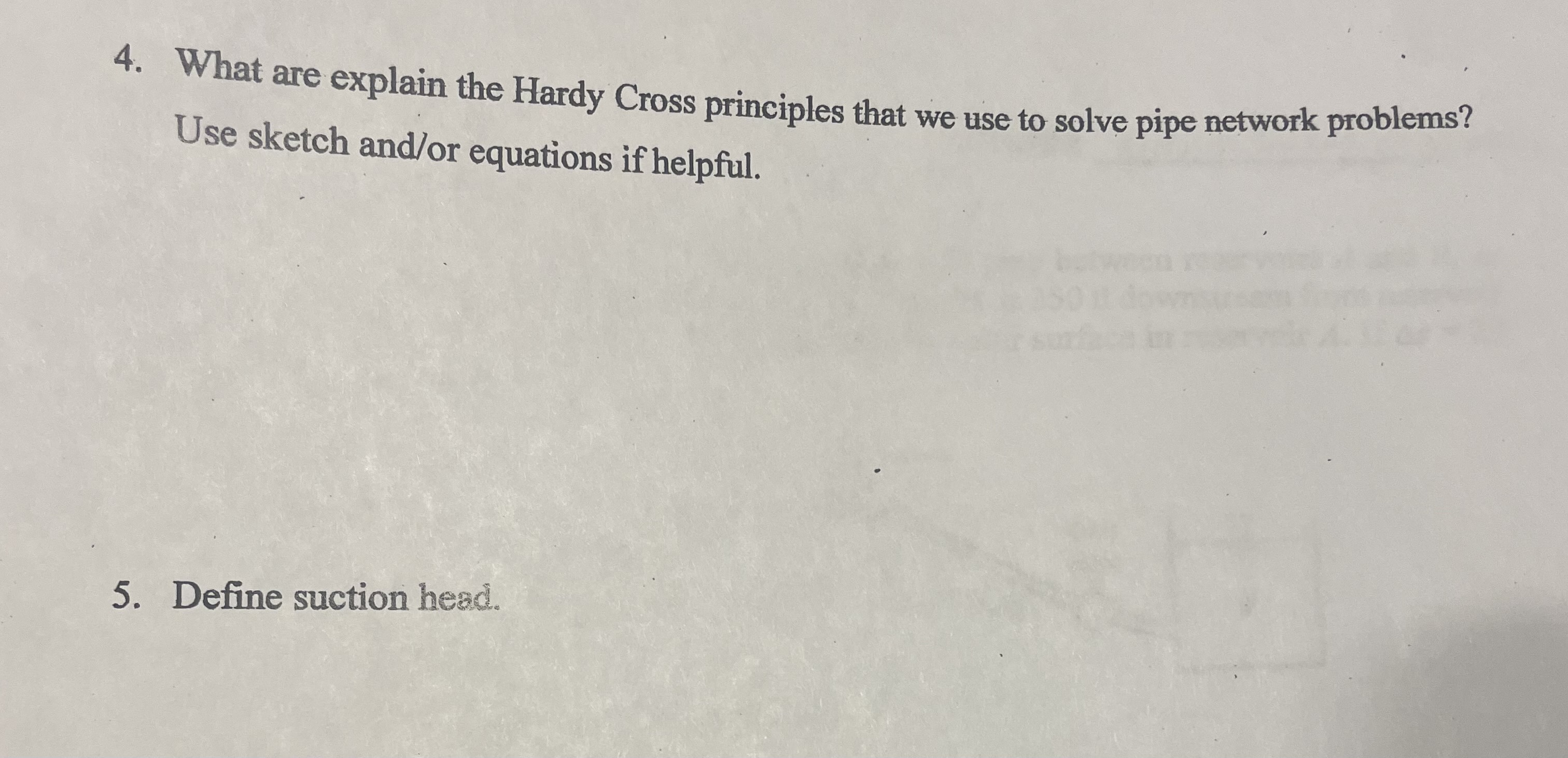 What are explain the Hardy Cross principles that