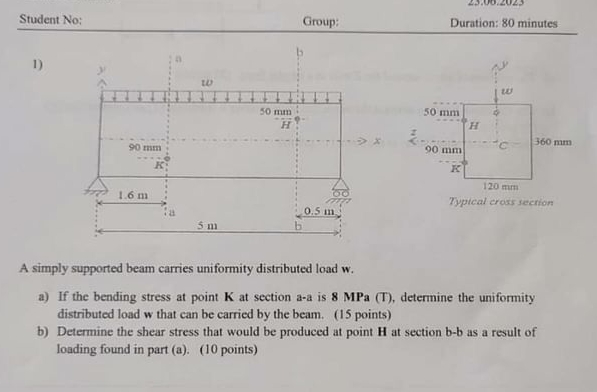 Student No: Group: Duration: 8 0 minutes A simply