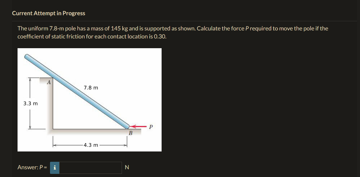 Current Attempt in Progress The uniform 7 . 8 - m