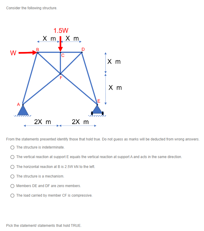 Consider the following structure. From the