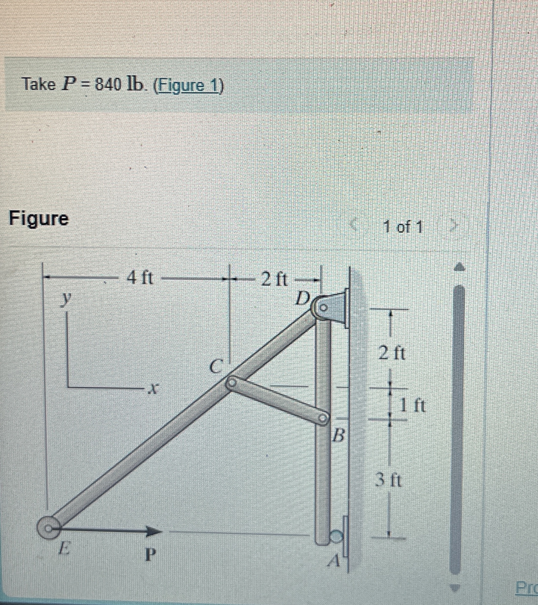 Part A Determine the horizontal and vertical