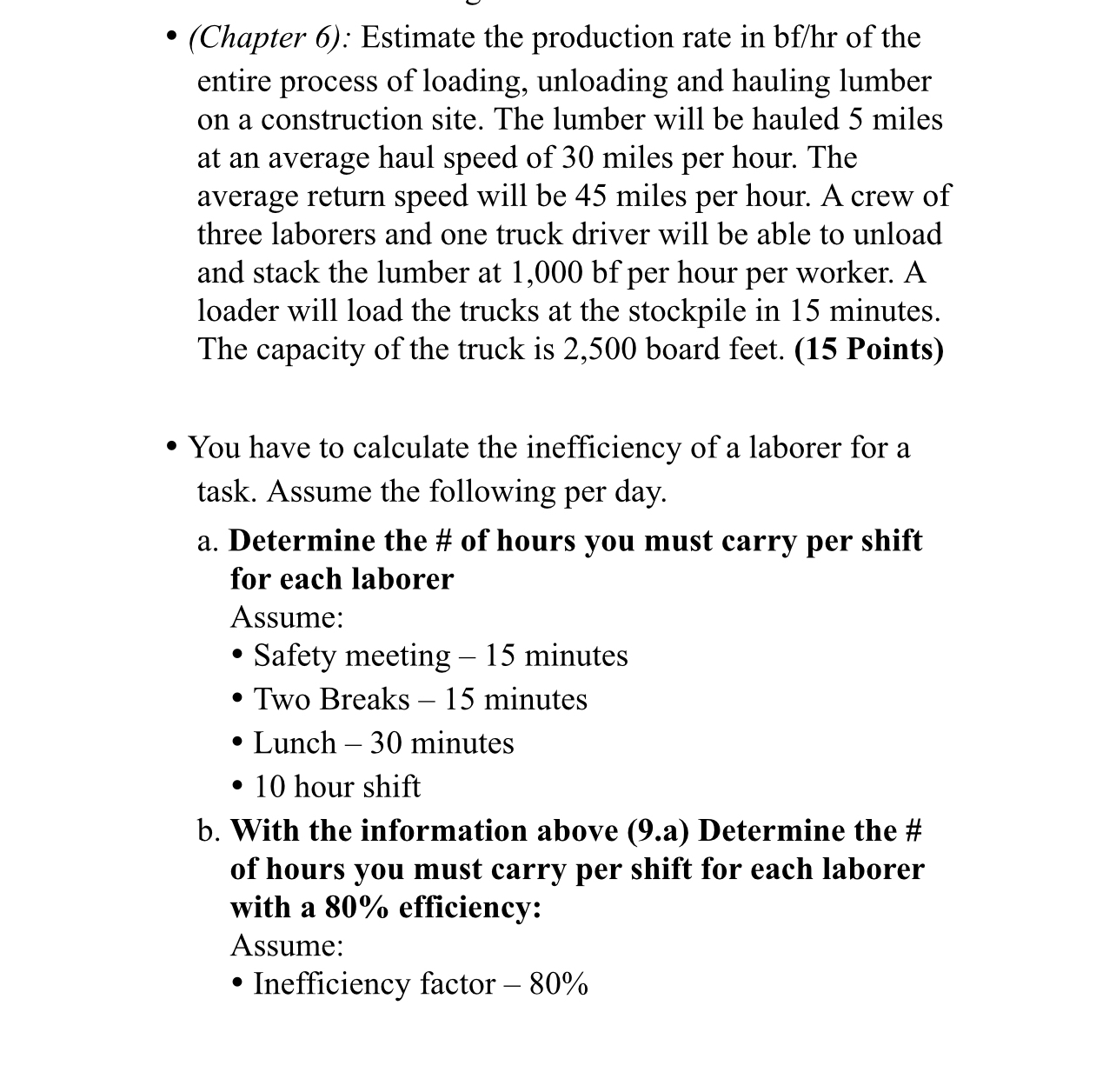 ( Chapter 6 ) : Estimate the production rate in b