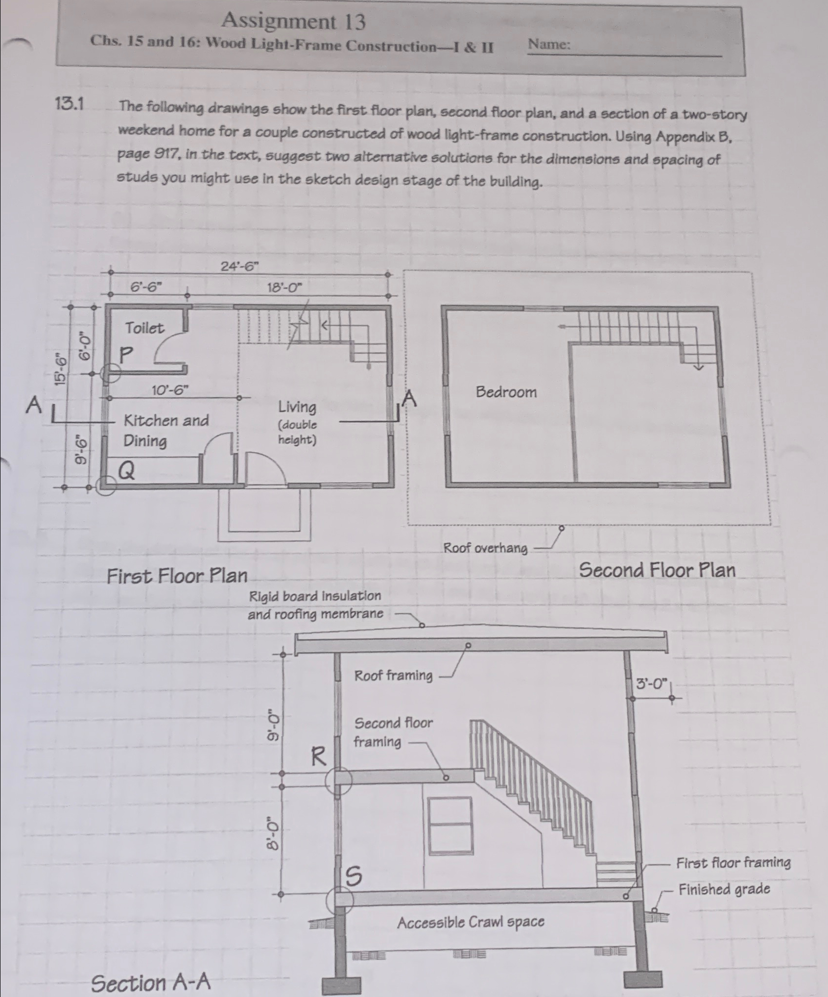 Assignment 1 3 Chs . 1 5 and 1 6 : Wood Light -
