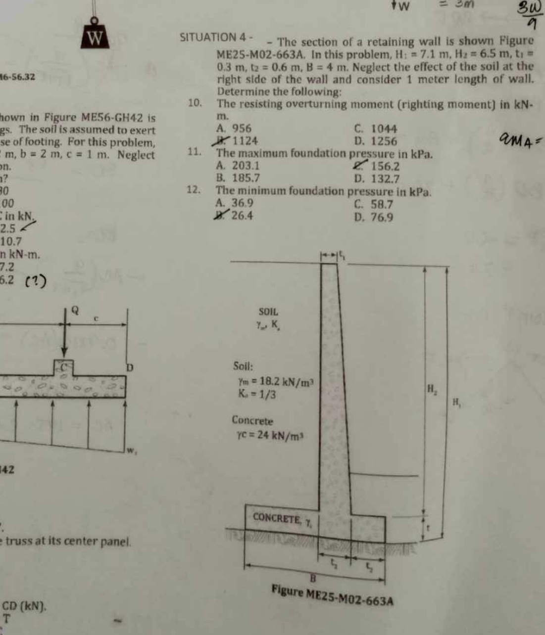 W SITUATION 4 - tw 3 w 9 The section of a