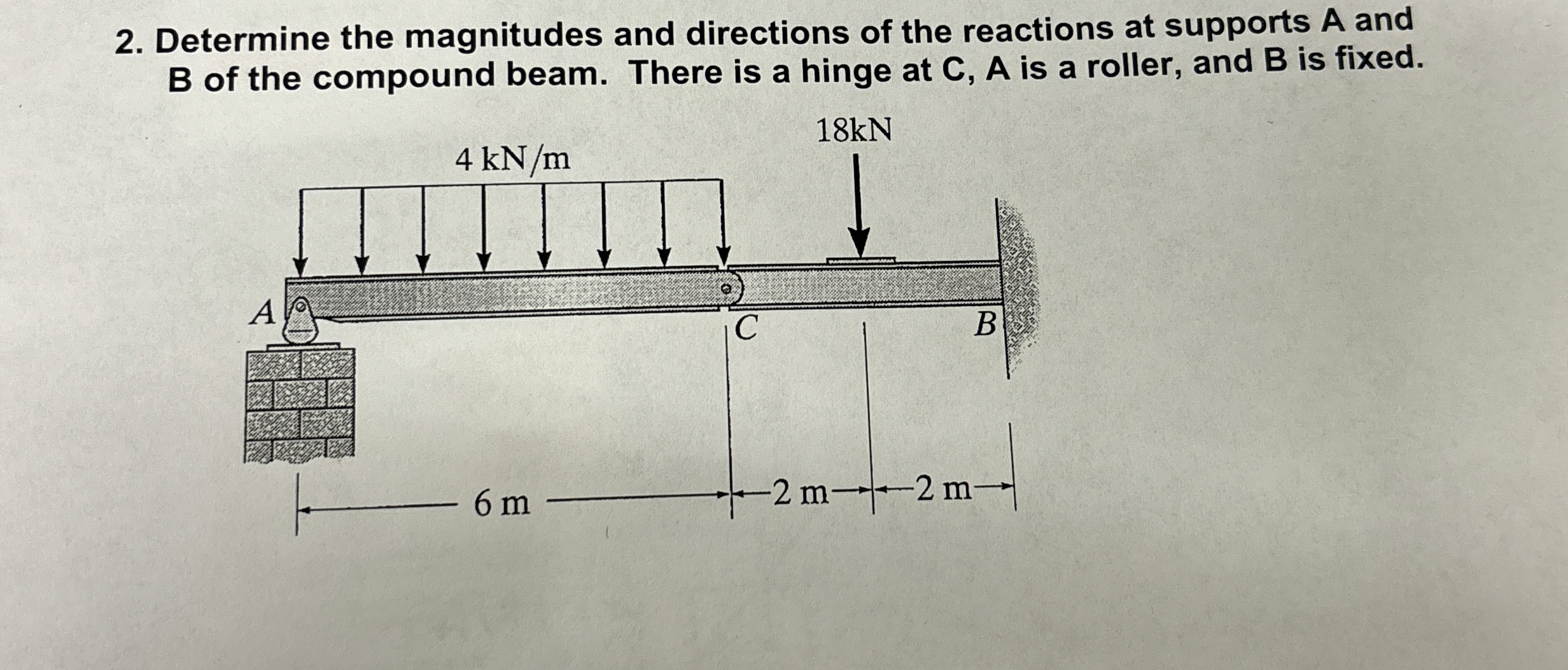 Determine the magnitudes and directions of the